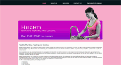 Desktop Screenshot of heightsplumbingheatingandcooling.info